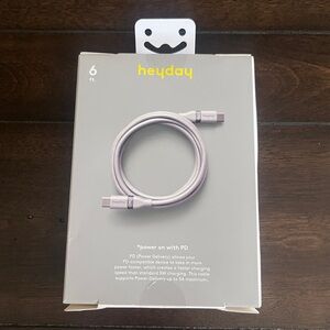 heyday - 6 ft. soft-touch fast® charging cable - NWT
